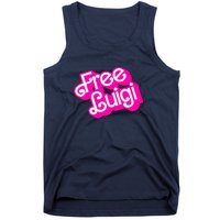 Free Luigi Mangione Hot Pi Nk Doll Logo Tank Top