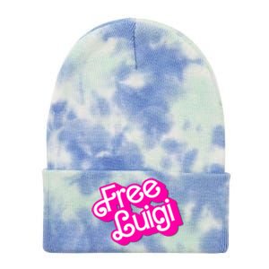 Free Luigi Mangione Hot Pi Nk Doll Logo Tie Dye 12in Knit Beanie