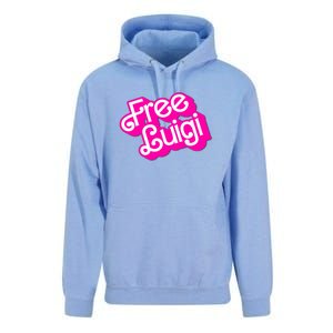 Free Luigi Mangione Hot Pi Nk Doll Logo Unisex Surf Hoodie