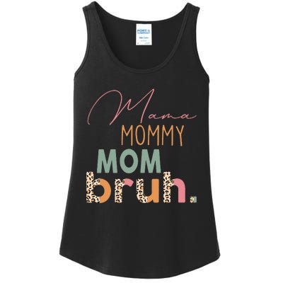 Funny Leopard Mama Mommy Mom Bruh Mother's Day Ladies Essential Tank