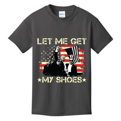 Funny Let Me Get My Shoes Kids T-Shirt