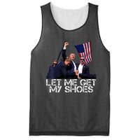 Funny Let Me Get My Shoes Mesh Reversible Basketball Jersey Tank