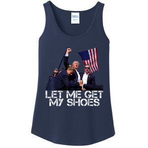 Funny Let Me Get My Shoes Ladies Essential Tank