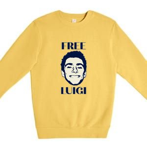 Free Luigi Mangione Premium Crewneck Sweatshirt