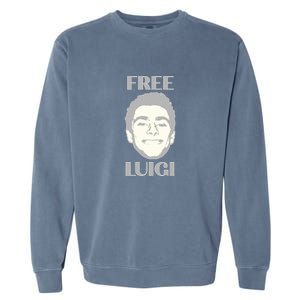 Free Luigi Mangione Garment-Dyed Sweatshirt