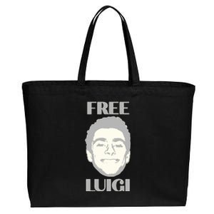 Free Luigi Mangione Cotton Canvas Jumbo Tote