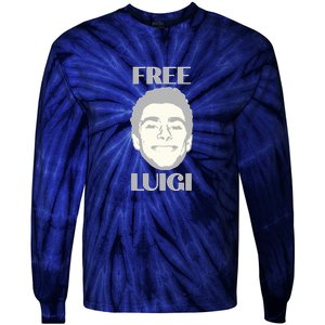 Free Luigi Mangione Tie-Dye Long Sleeve Shirt