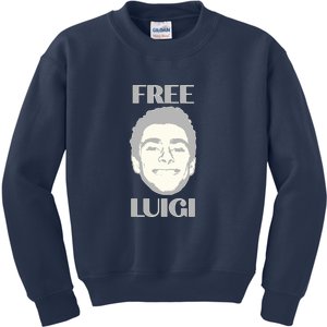 Free Luigi Mangione Kids Sweatshirt