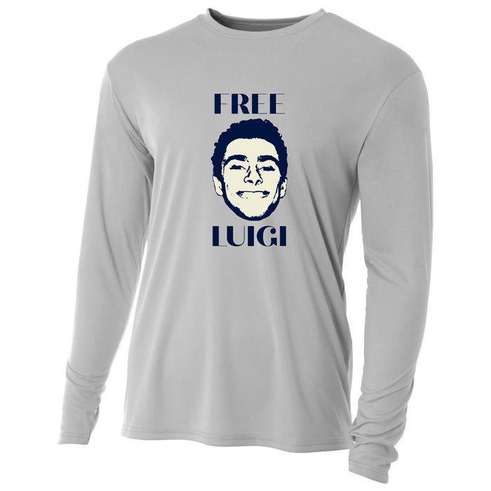 Free Luigi Mangione Cooling Performance Long Sleeve Crew