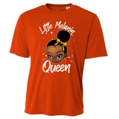 Funny Little Melanin Gift Black History Magic Gift Cooling Performance Crew T-Shirt