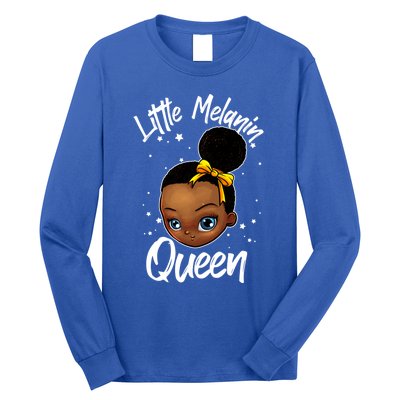 Funny Little Melanin Gift Black History Magic Gift Long Sleeve Shirt