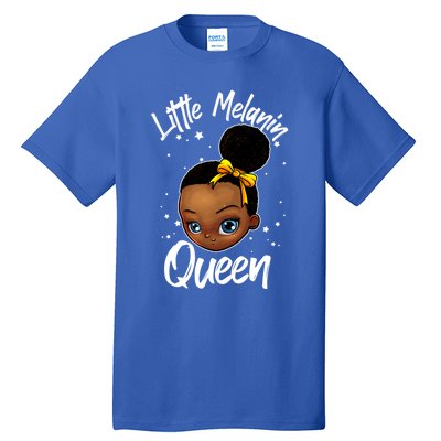 Funny Little Melanin Gift Black History Magic Gift Tall T-Shirt