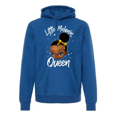 Funny Little Melanin Gift Black History Magic Gift Premium Hoodie