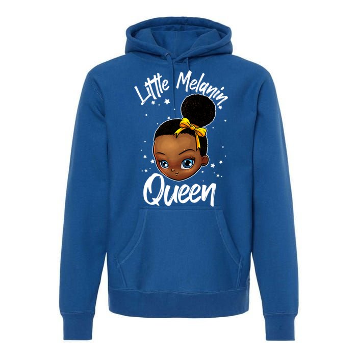 Funny Little Melanin Gift Black History Magic Gift Premium Hoodie