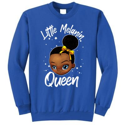 Funny Little Melanin Gift Black History Magic Gift Tall Sweatshirt