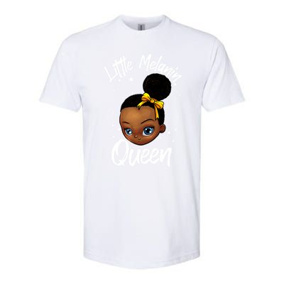 Funny Little Melanin Gift Black History Magic Gift Softstyle CVC T-Shirt