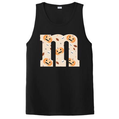 Funny Letter M Groups Halloween Team Costume PosiCharge Competitor Tank