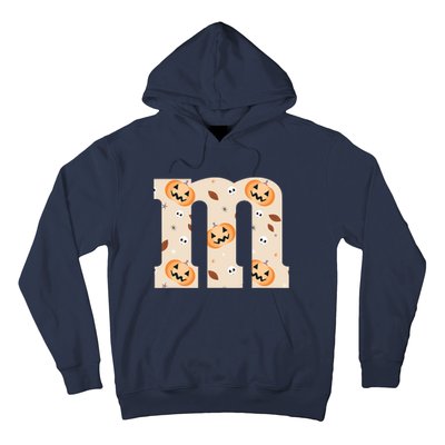 Funny Letter M Groups Halloween Team Costume Hoodie