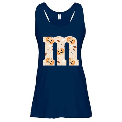 Funny Letter M Groups Halloween Team Costume Ladies Essential Flowy Tank