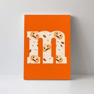 Funny Letter M Groups Halloween Team Costume Canvas