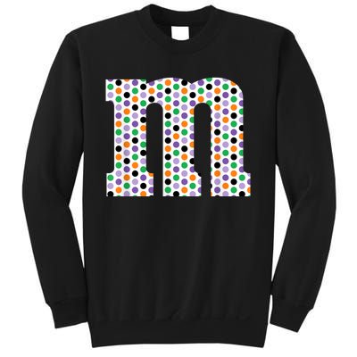 Funny Letter M Groups Halloween Team Costume Funny Design Sweatshirt