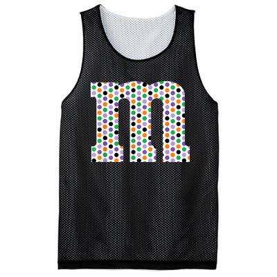 Funny Letter M Groups Halloween Team Costume Funny Design Mesh Reversible Basketball Jersey Tank