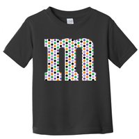 Funny Letter M Groups Halloween Team Costume Funny Design Toddler T-Shirt