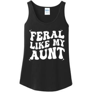 Feral Like My Aunt Ladies Essential Tank