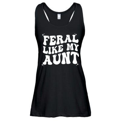 Feral Like My Aunt Ladies Essential Flowy Tank
