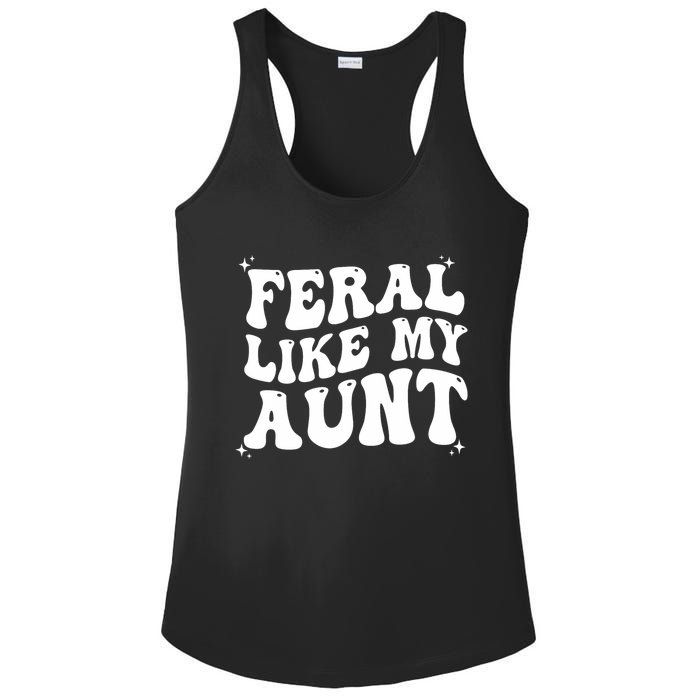 Feral Like My Aunt Ladies PosiCharge Competitor Racerback Tank