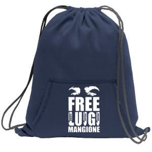 Free Luigi Mangione Deny Defend Depose Sweatshirt Cinch Pack Bag