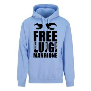 Free Luigi Mangione Deny Defend Depose Unisex Surf Hoodie