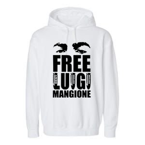 Free Luigi Mangione Deny Defend Depose Garment-Dyed Fleece Hoodie