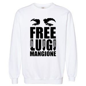 Free Luigi Mangione Deny Defend Depose Garment-Dyed Sweatshirt