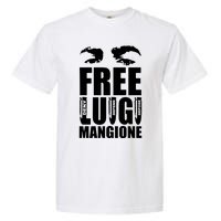 Free Luigi Mangione Deny Defend Depose Garment-Dyed Heavyweight T-Shirt