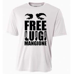 Free Luigi Mangione Deny Defend Depose Cooling Performance Crew T-Shirt