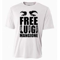 Free Luigi Mangione Deny Defend Depose Cooling Performance Crew T-Shirt