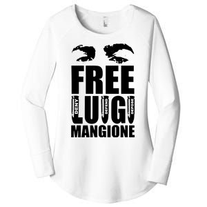 Free Luigi Mangione Deny Defend Depose Women's Perfect Tri Tunic Long Sleeve Shirt