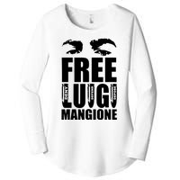 Free Luigi Mangione Deny Defend Depose Women's Perfect Tri Tunic Long Sleeve Shirt