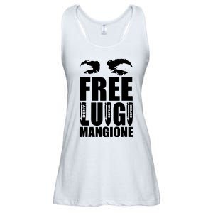 Free Luigi Mangione Deny Defend Depose Ladies Essential Flowy Tank