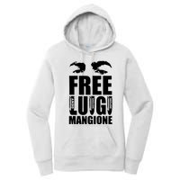 Free Luigi Mangione Deny Defend Depose Women's Pullover Hoodie