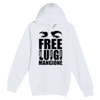 Free Luigi Mangione Deny Defend Depose Premium Pullover Hoodie