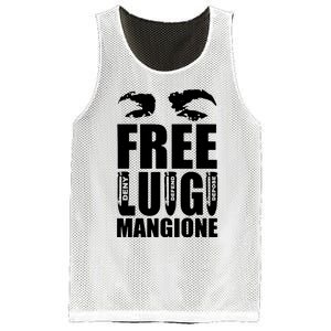 Free Luigi Mangione Deny Defend Depose Mesh Reversible Basketball Jersey Tank