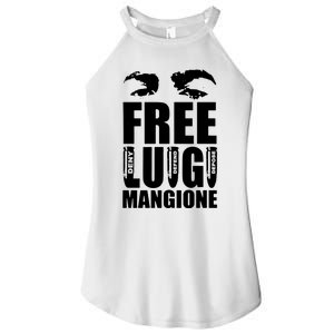 Free Luigi Mangione Deny Defend Depose Women's Perfect Tri Rocker Tank