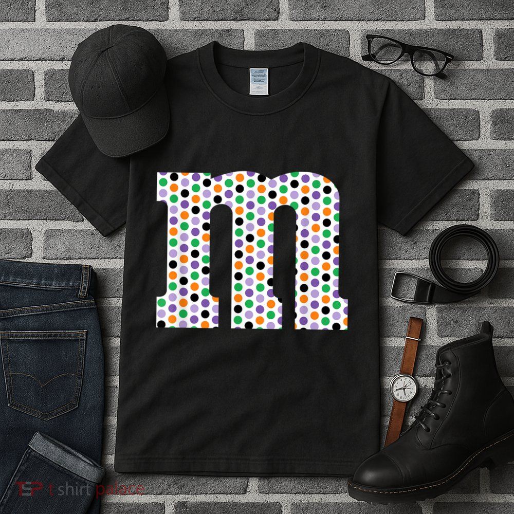 Funny Letter M Groups Halloween Team Costume Tall T-Shirt