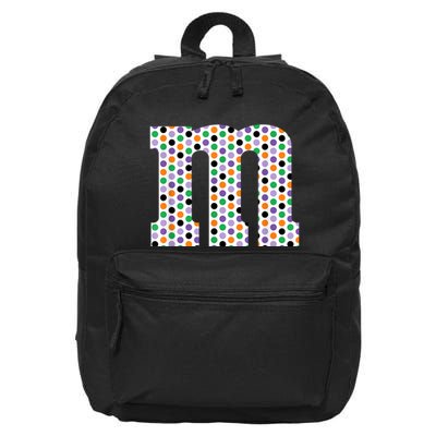 Funny Letter M Groups Halloween Team Costume 16 in Basic Backpack