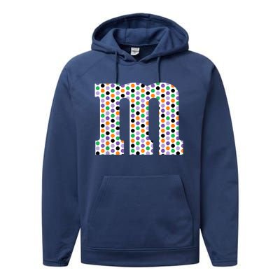 Funny Letter M Groups Halloween Team Costume Performance Fleece Hoodie