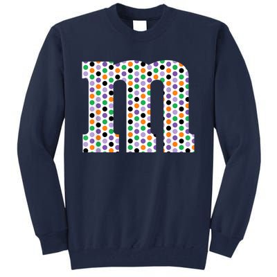 Funny Letter M Groups Halloween Team Costume Tall Sweatshirt