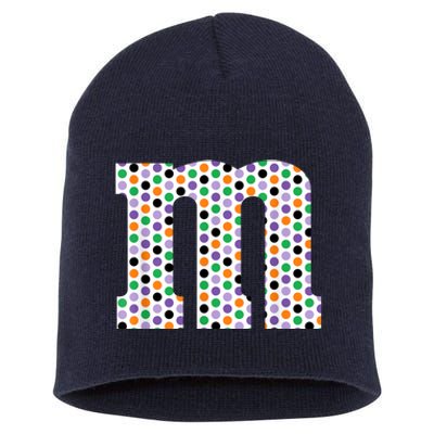 Funny Letter M Groups Halloween Team Costume Short Acrylic Beanie