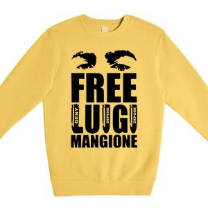 Free Luigi Mangione Deny Defend Depose Premium Crewneck Sweatshirt